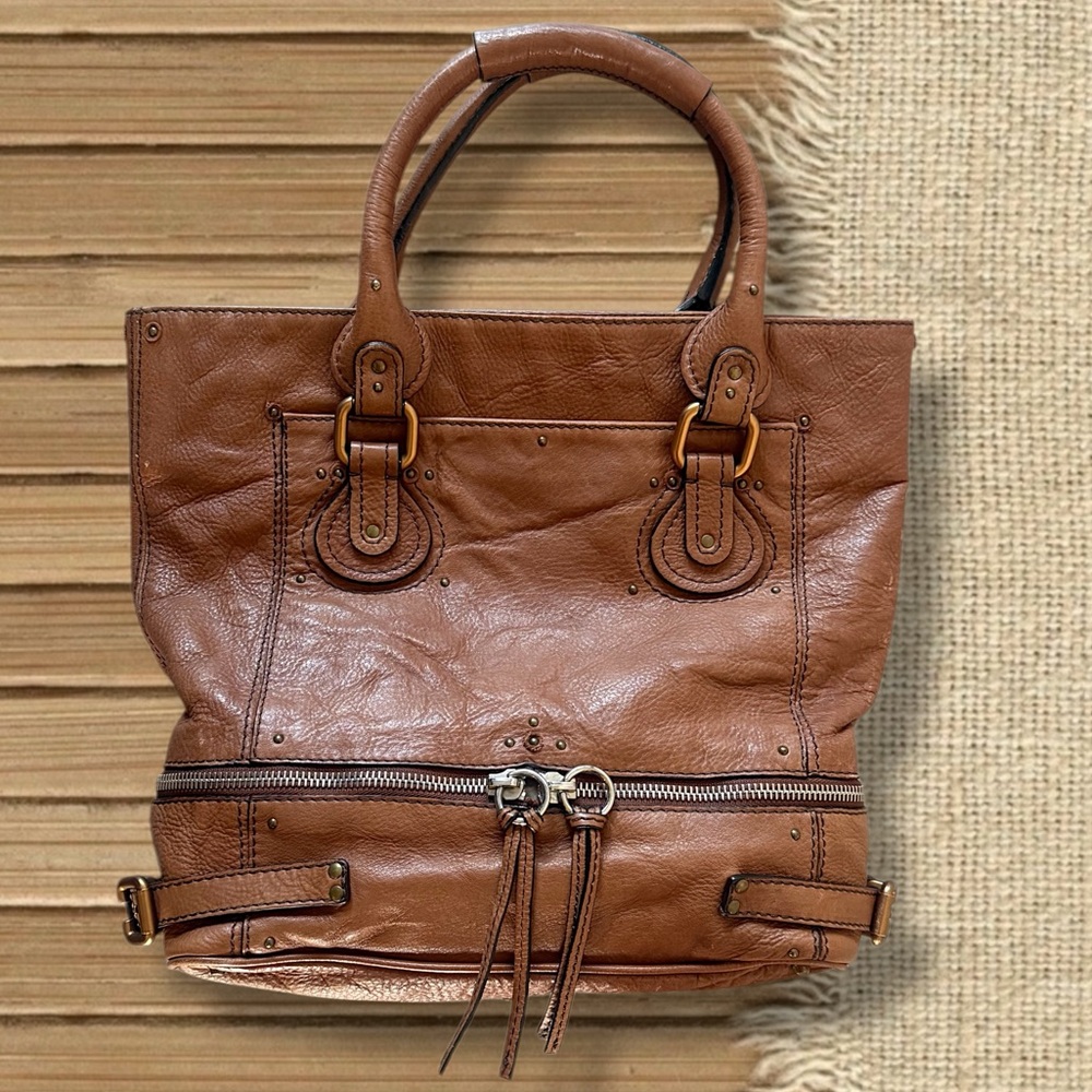 Chloe’ bag all leather travel tote